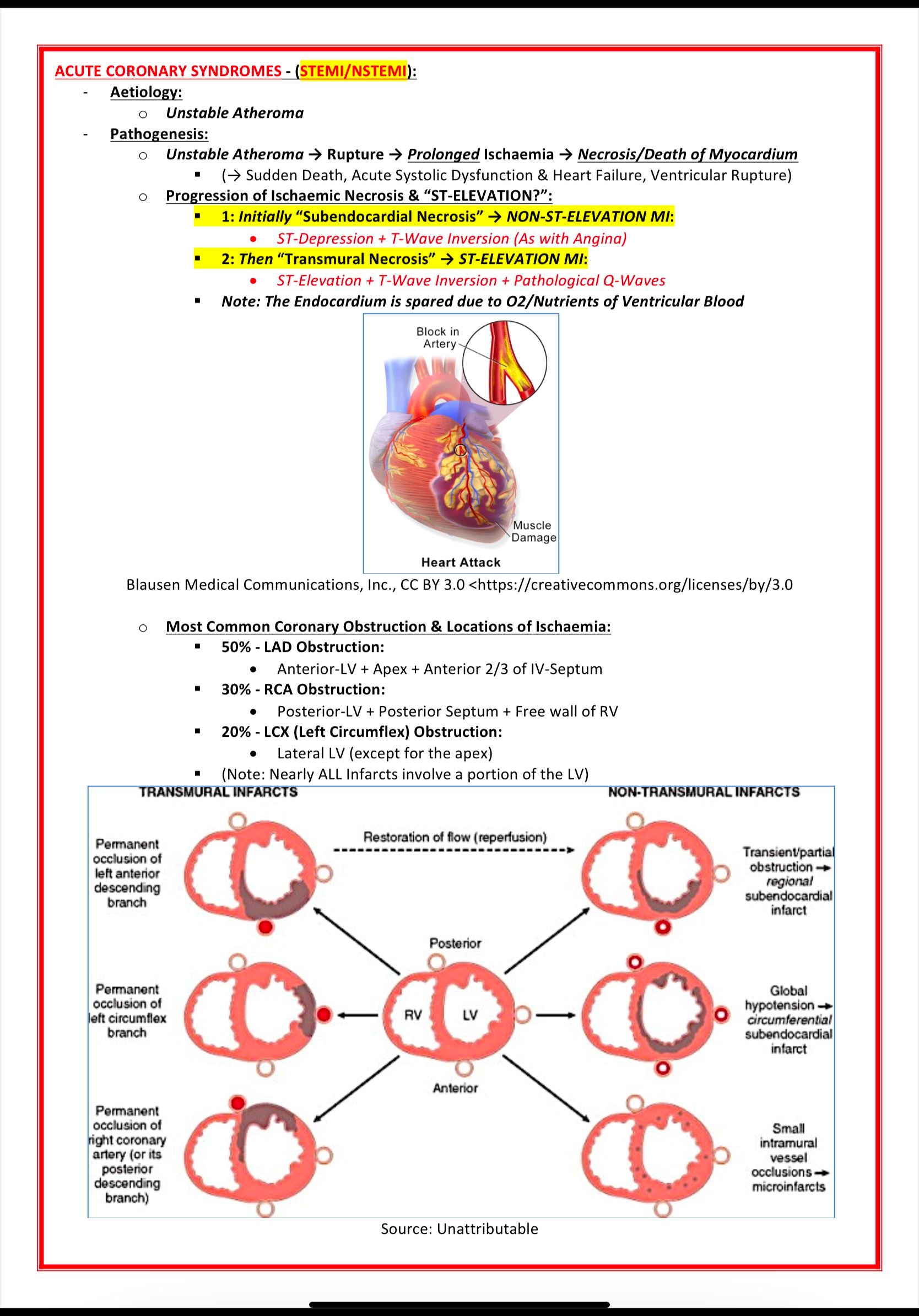 Emergency Room Medicine MedStudentNotes