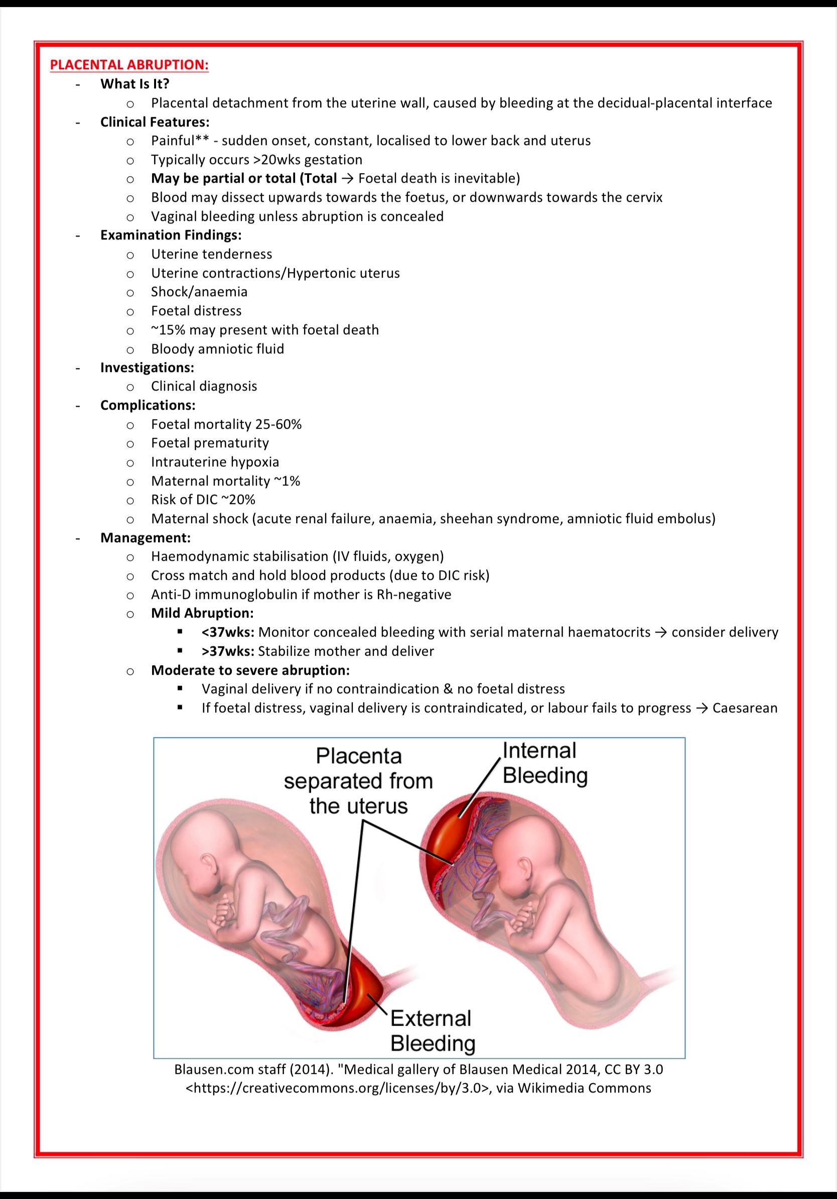 Obstetrics Notes MedStudentNotes