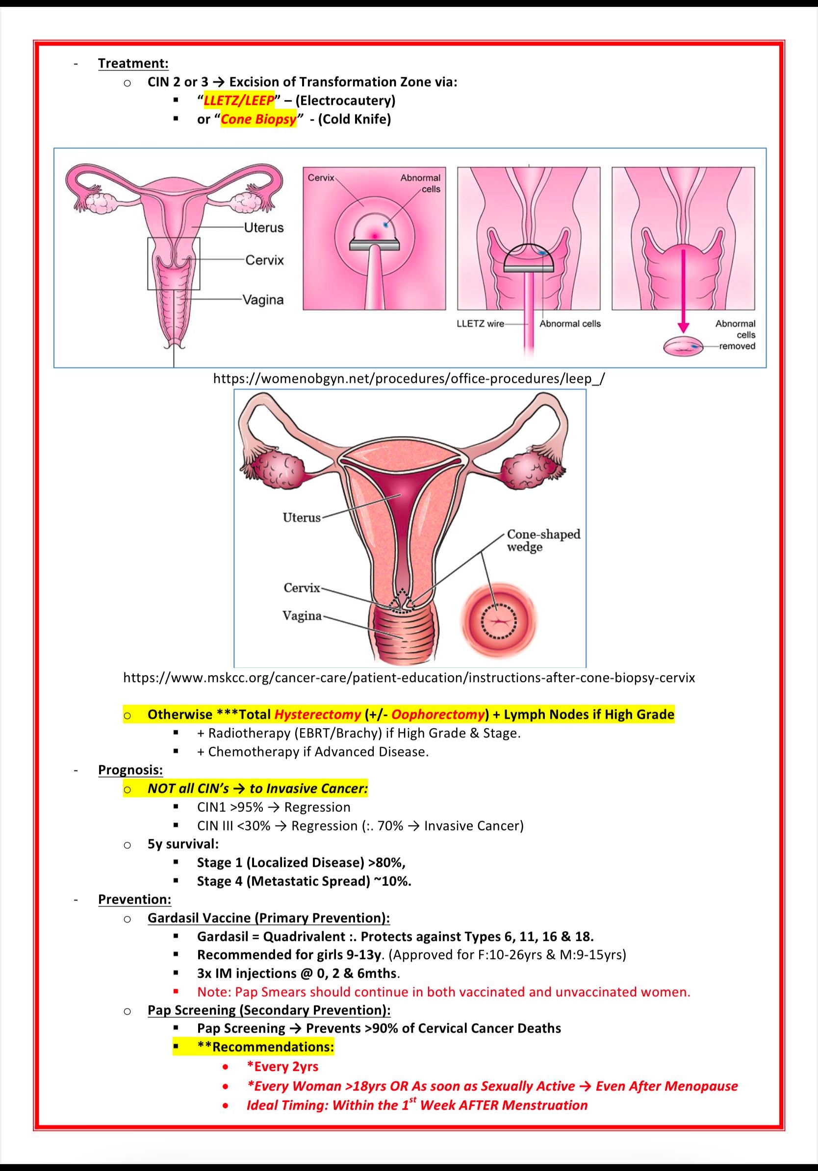 Sexual & Reproductive Health MedStudentNotes